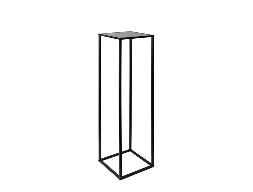 Black Metal Plinth 95cm
