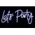 Let's Party - Neon Sign - White