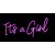 It's a Girl - Neon Sign - Pink