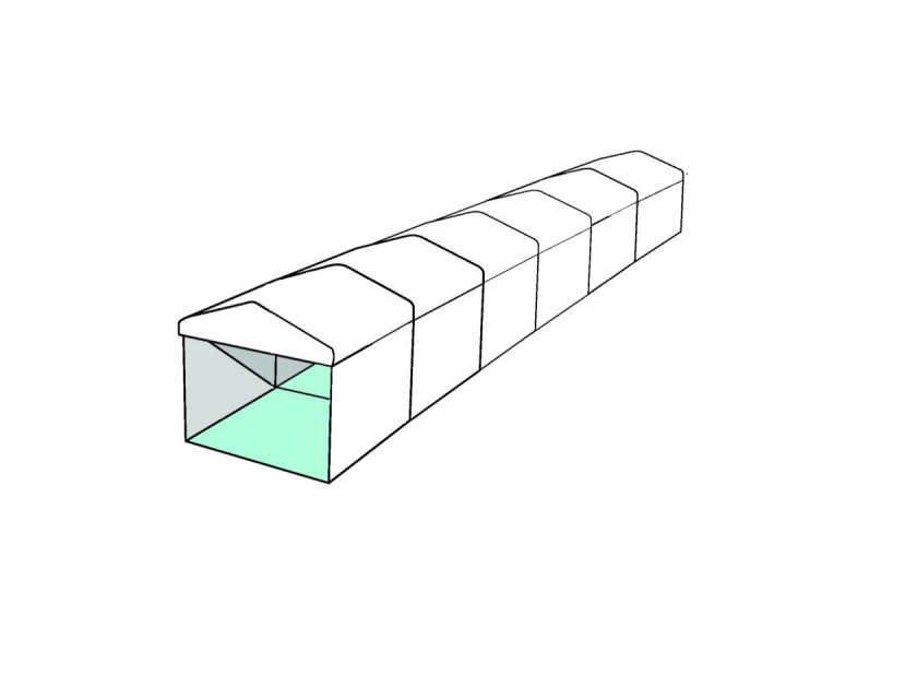 3m White Roof Pavilion - 3m x 3m