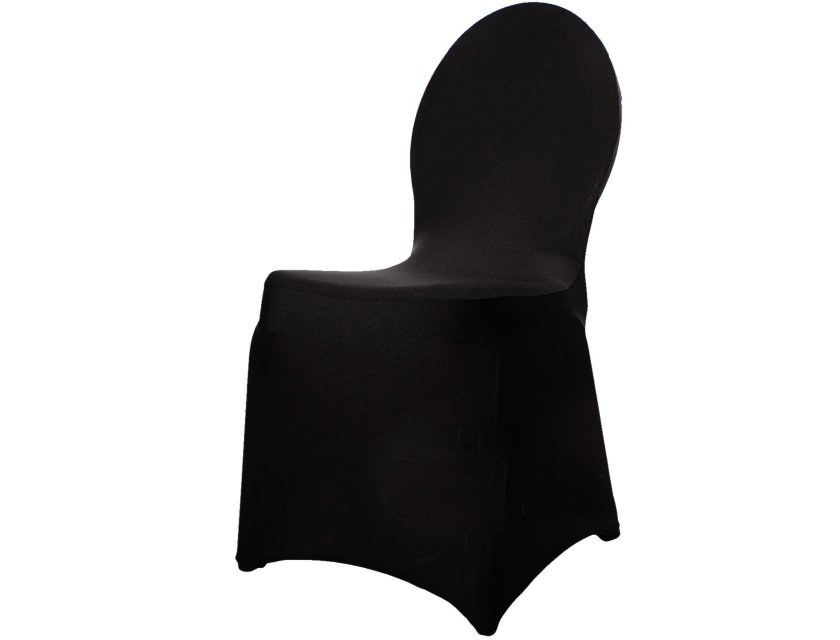 Black Lycra Chair Cover