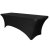 Black Lycra 6ft Trestle Table Cover