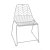 White Wire Chair