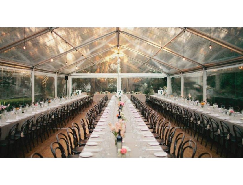 Clear Roof Pavilion - 10m x 27m - -