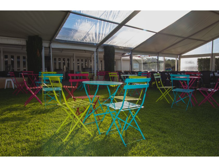 Paris Cafe Table - Aqua