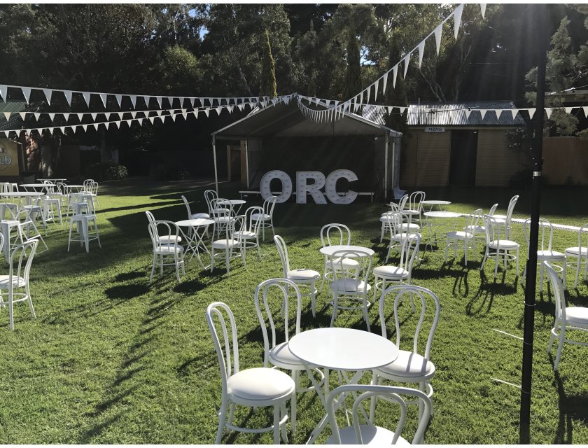 Paris Cafe Table White