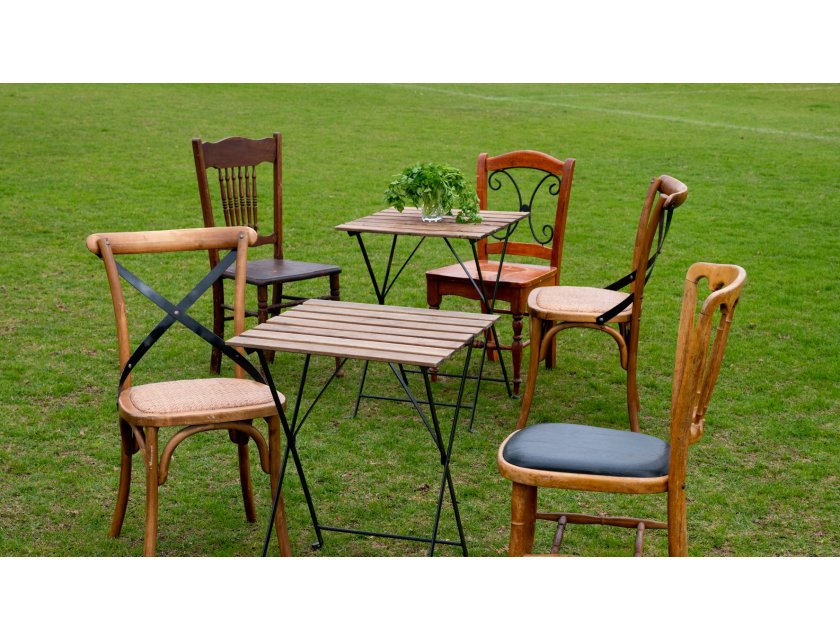 Paris Cafe Table - Wooden