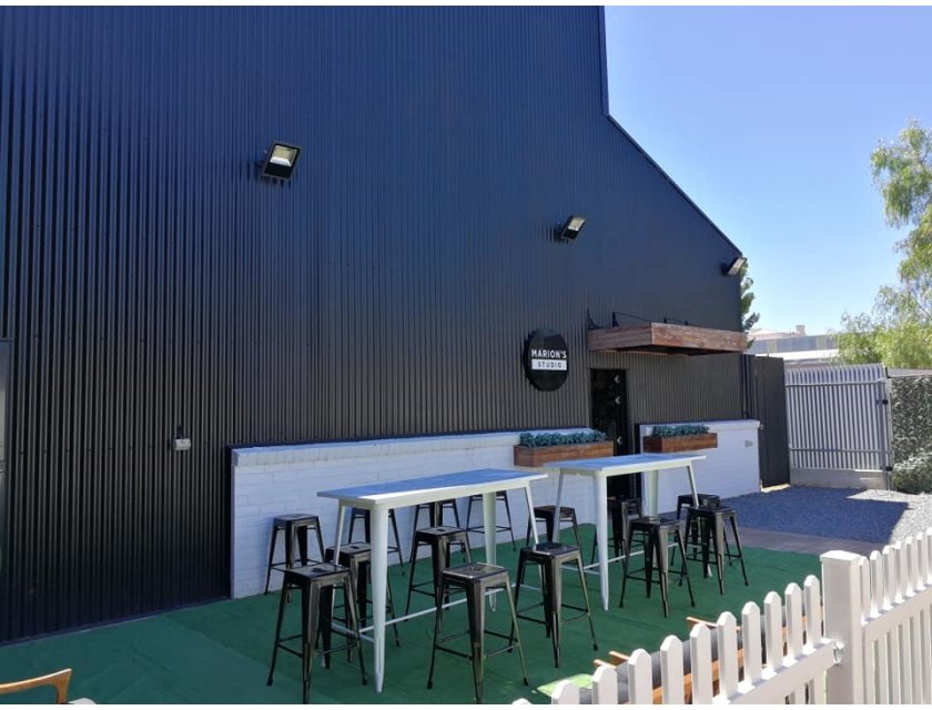 Tolix Leaner - White Top