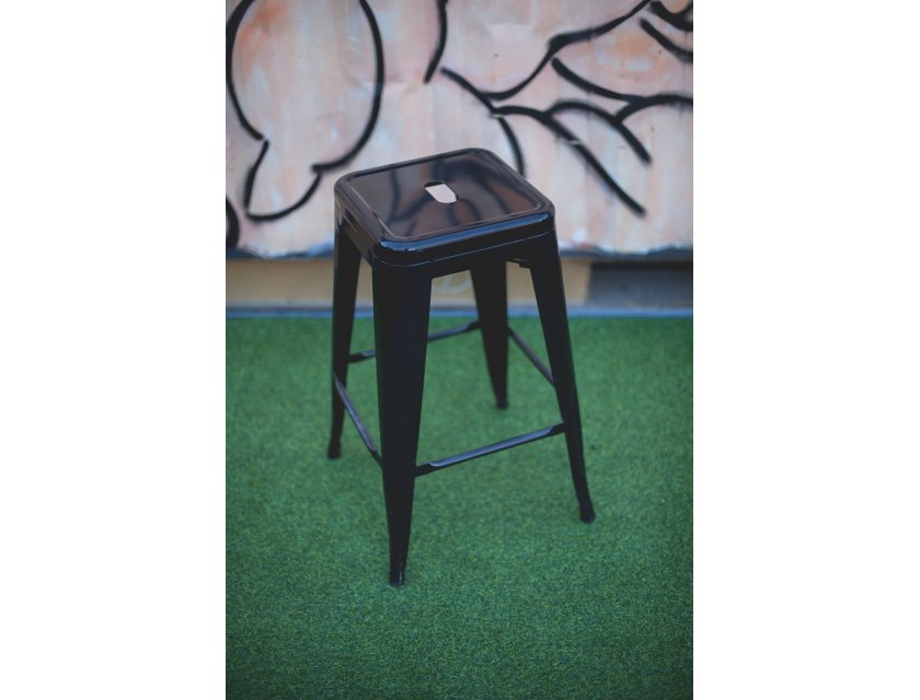 Tolix Stool - Black