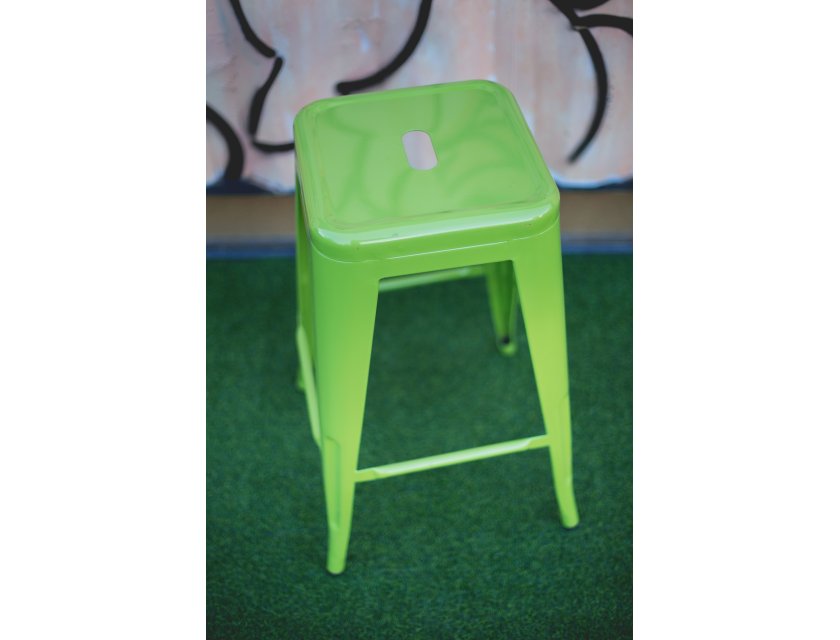Tolix Stool - Lime