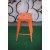 Tolix Stool - Orange