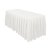 Table Skirt White - 6.5m long