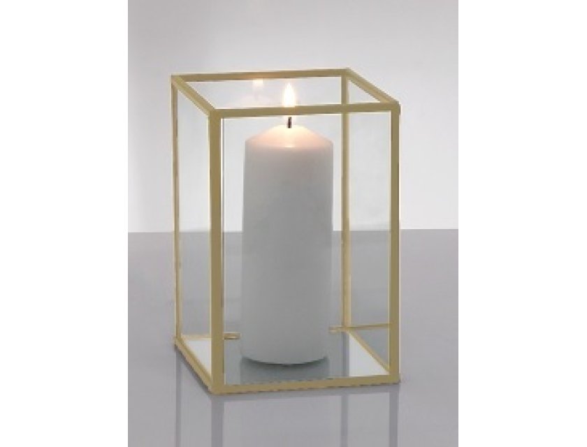 Gold Framed Candle Box 15cm