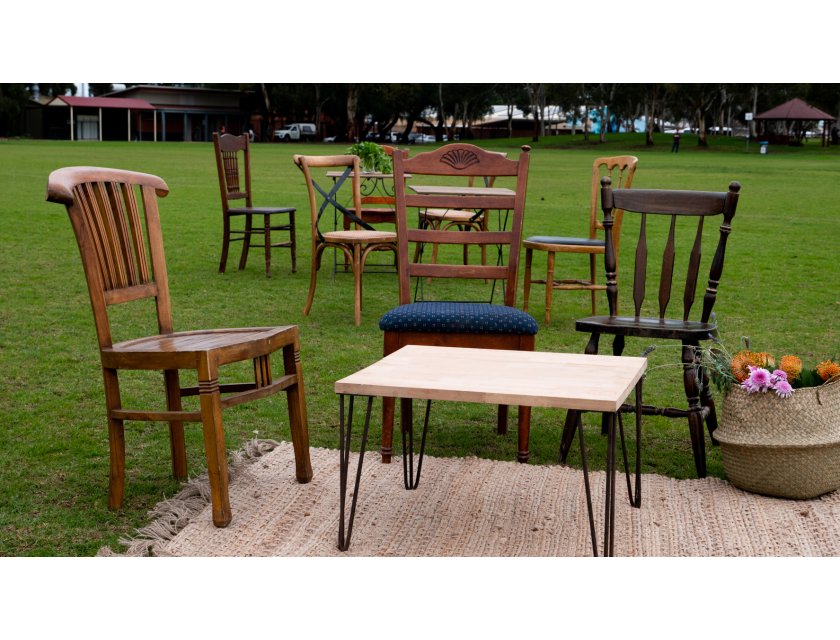 Eclectic Wooden Chairs - mixed