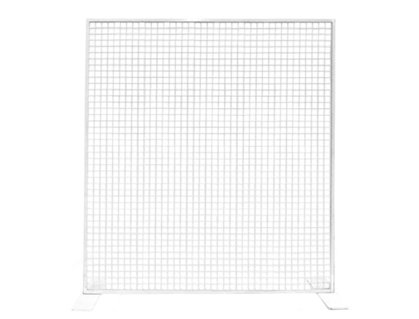 White Mesh Wall - 2.1 x 1.2m