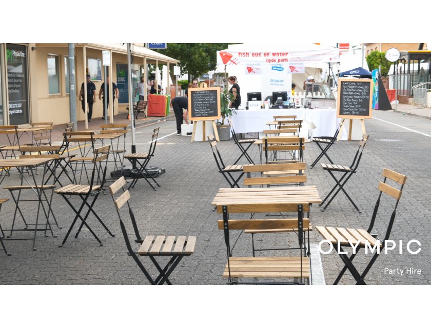 Paris Cafe Table - Wooden
