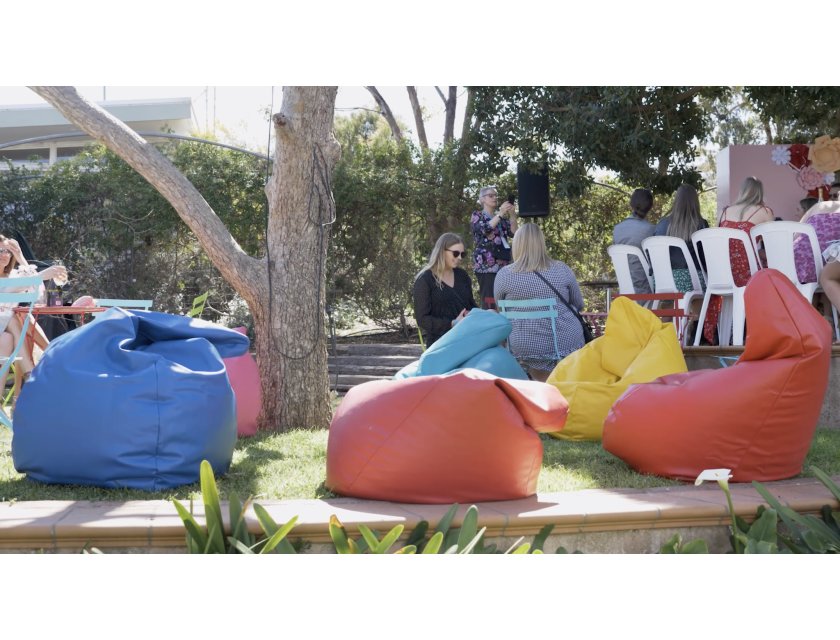 Mixed Coloured Bean Bags