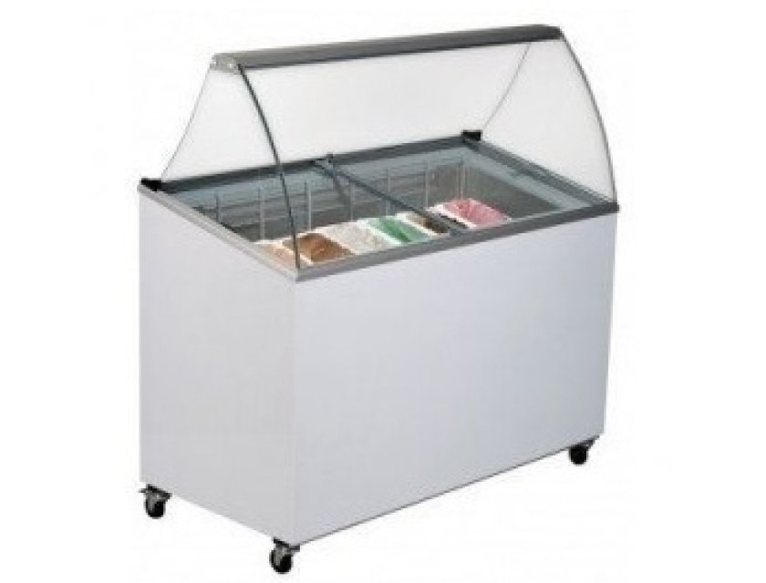 Ice cream display freezer