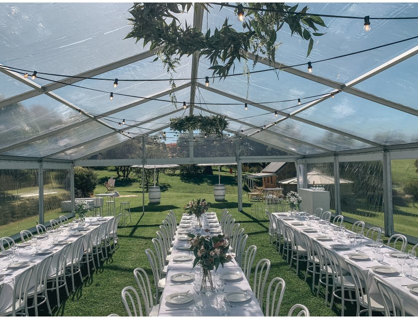 Clear Roof Pavilion - 10m x 27m - -