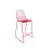 Wire Stool - Red