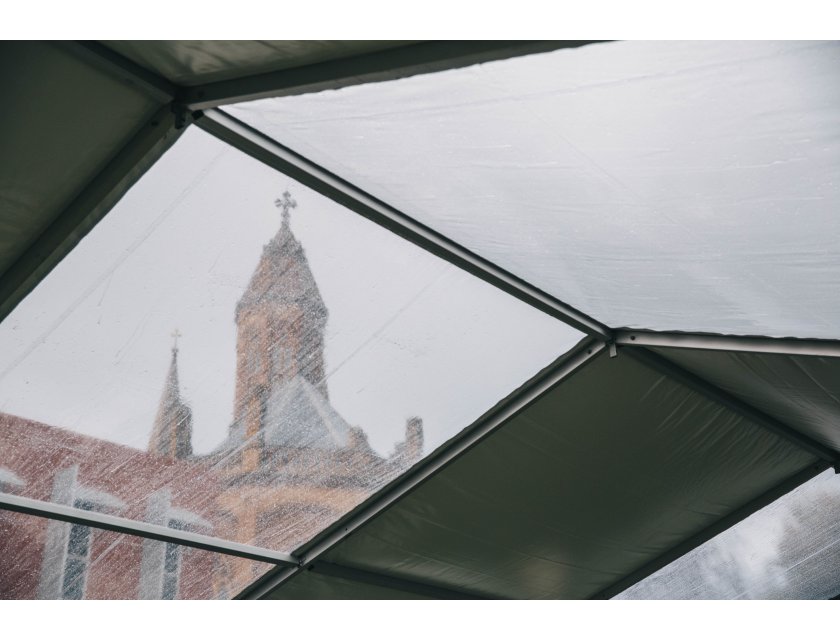 White Roof Pavilion - 10m x 24m - 10m x 24m