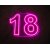 18 - Neon Sign - Hot Pink