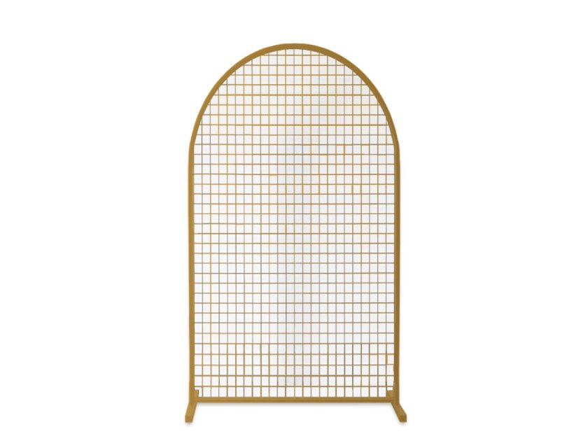 Arch Mesh Wall - Gold