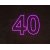 40 - Neon Sign - Hot Pink
