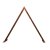 Triangle Wooden Arbour - Natural
