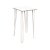 Hairpin Bar Table White