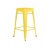Tolix Stool - Yellow