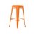 Tolix Stool - Orange