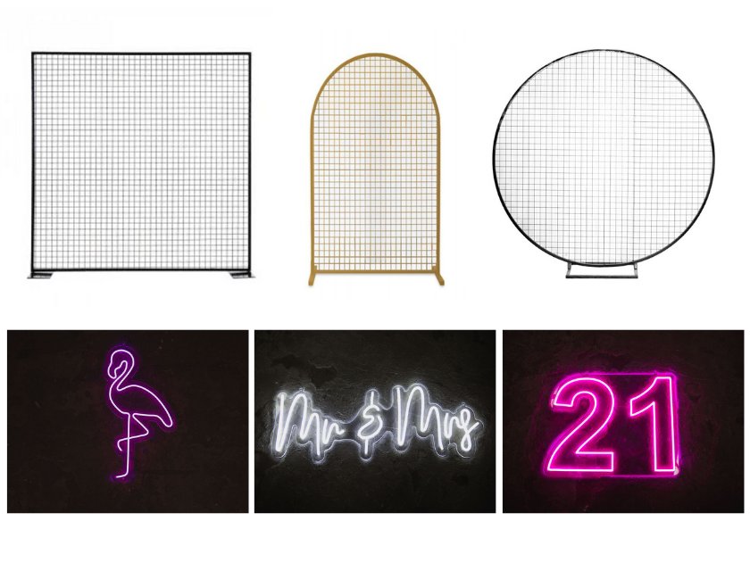 Any Mesh Wall + Any Neon Sign Package