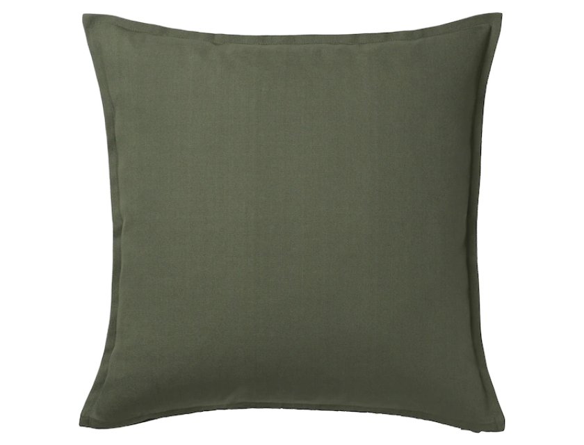 Large Cushion Dark Green