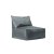 Double Bean Bag Lounger - Grey