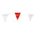 Bunting 50m - Red & White