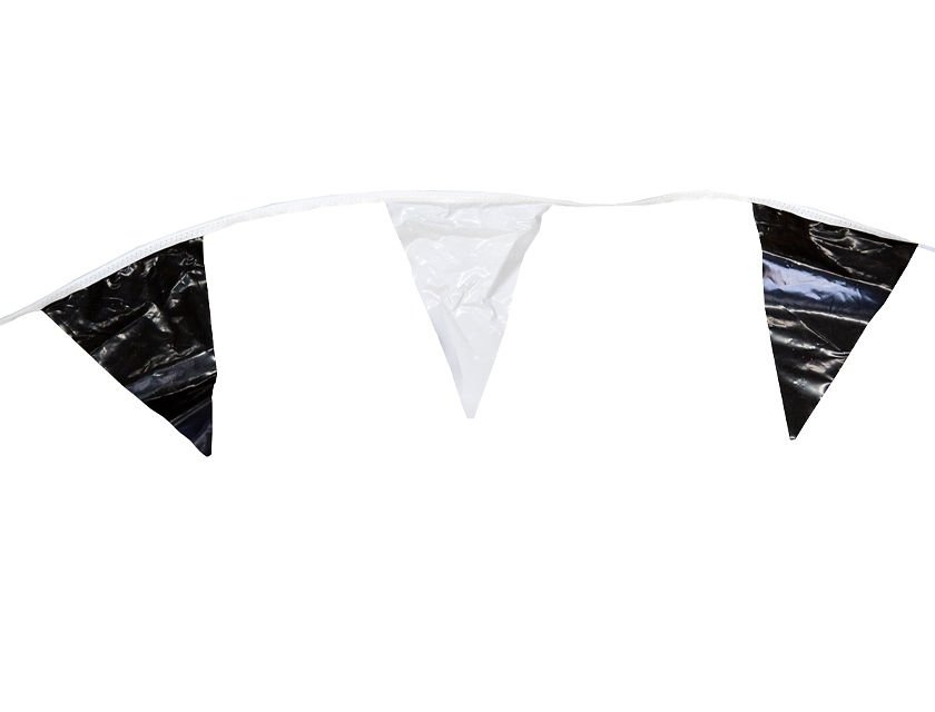 Bunting 50m Black & White