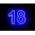 18 - Neon Sign - Blue