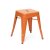 Tolix Rocket Stool - Orange