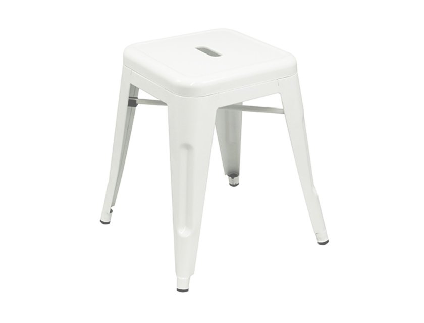 Tolix Rocket Stool - White