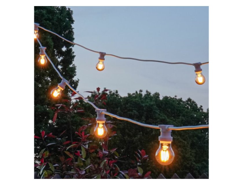 White Festoon Strand - 50m