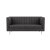 Matrix - 3 Seater Lounge - Charcoal Velvet