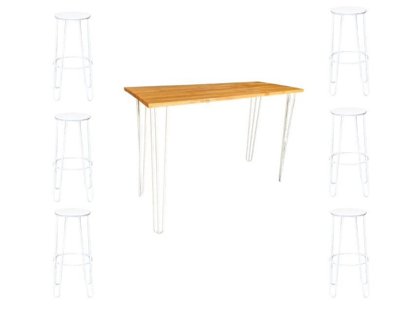 Hairpin Leaner Package - White